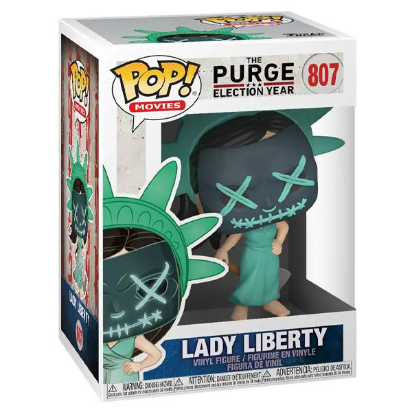 Funko POP #807 The Purge Election Year Lady Liberty Figure
